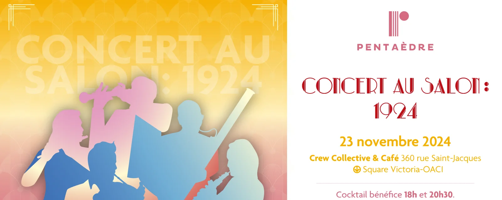 Concert au salon: 1924