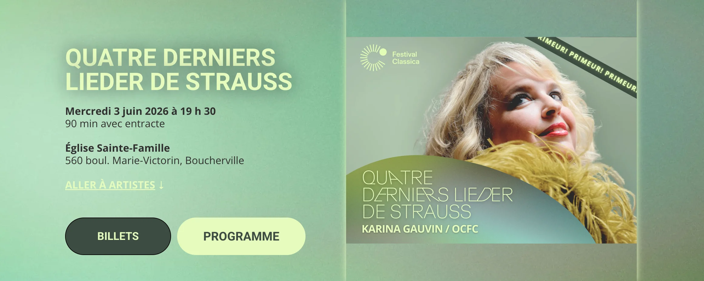 Quatre derniers lieder de Strauss