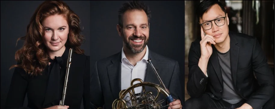 Ariane Brisson, Louis-Philippe Marsolais et Philippe Chiu