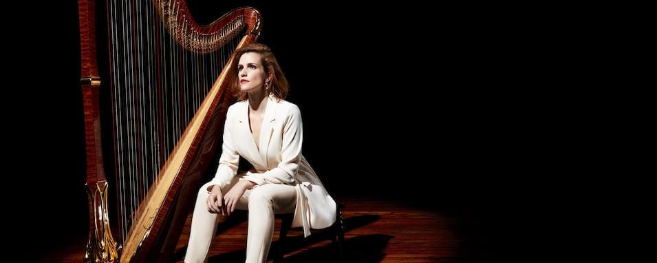 Valérie Milot et sa harpe